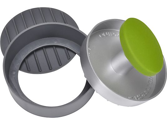 OUTDOORCHEF Pressa hamburger - Griglia accessori (Verde/Argento)