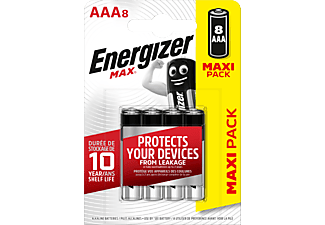 ENERGIZER Energizer MAX - Batterie classice AAA - 8 Pezzo - Batterie AAA (Argento/Nero)