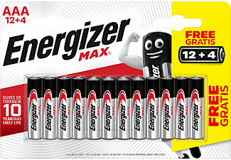 ENERGIZER MAX AAA FSB-12+4 - Batterie (Silber)