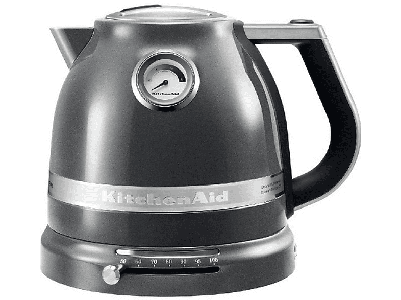 Hervidor de agua - Kitchen Aid 5KEK1522EMS Potencia de 2400W, Capacidad 1.5L, Gris