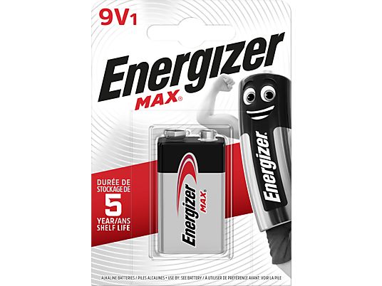 ENERGIZER E300115902 - Batteria 9V (Argento/Nero)