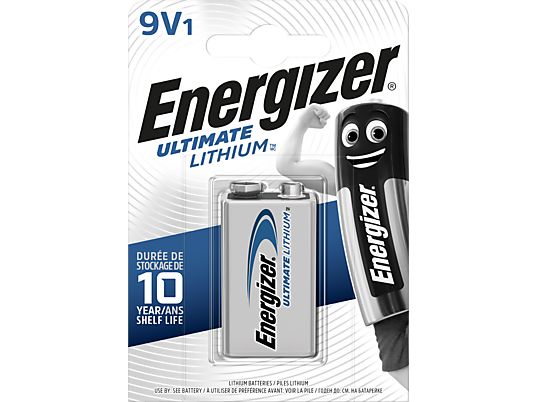 ENERGIZER ULTIMATE LITHIUM 9V - 9V Batterie (Silber)