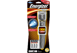 ENERGIZER Energizer Vision HD Metal - Lampada tascabile - Luce LED - Argento - Pila (Argento)