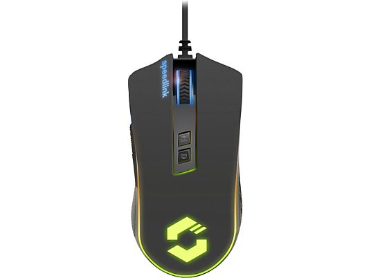 SPEEDLINK Orios RGB - Gaming Mouse, Wired, Optique avec diodes électroluminescentes, 10000 dpi, Noir