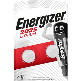 ENERGIZER No. CR2025, pacchetto da 2 - Batteria a bottone (Argento)