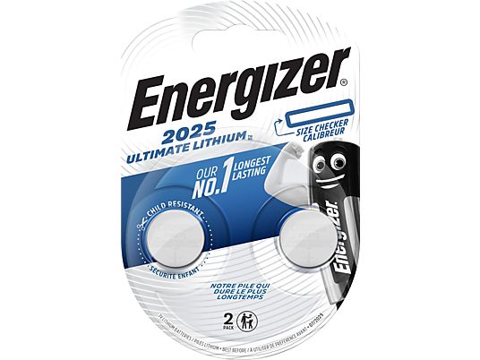 ENERGIZER CR 2025 Ultimate Lithium - Knopfzelle (Silber)