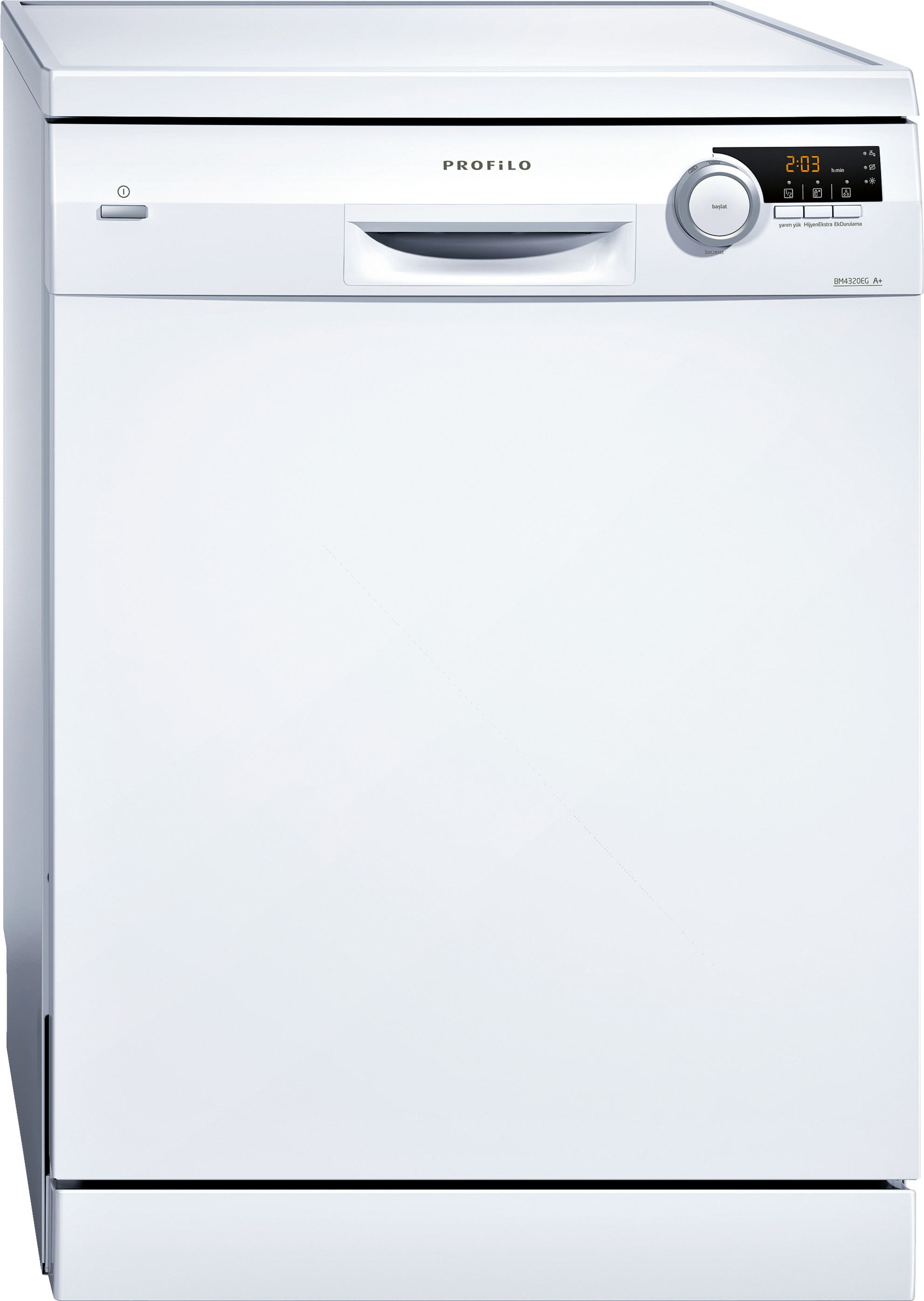 PROFILO BM4320EG F Enerji Sınıfı 4 Programlı Bulaşık Makinesi Beyaz
