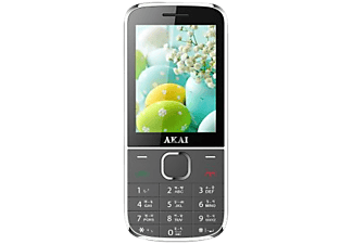 AKAI Outlet PHA-2890 Metál Dual SIM nyomógombos kártyafüggetlen mobiltelefon