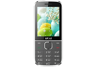 AKAI PHA-2890 Metál Dual SIM nyomógombos kártyafüggetlen mobiltelefon