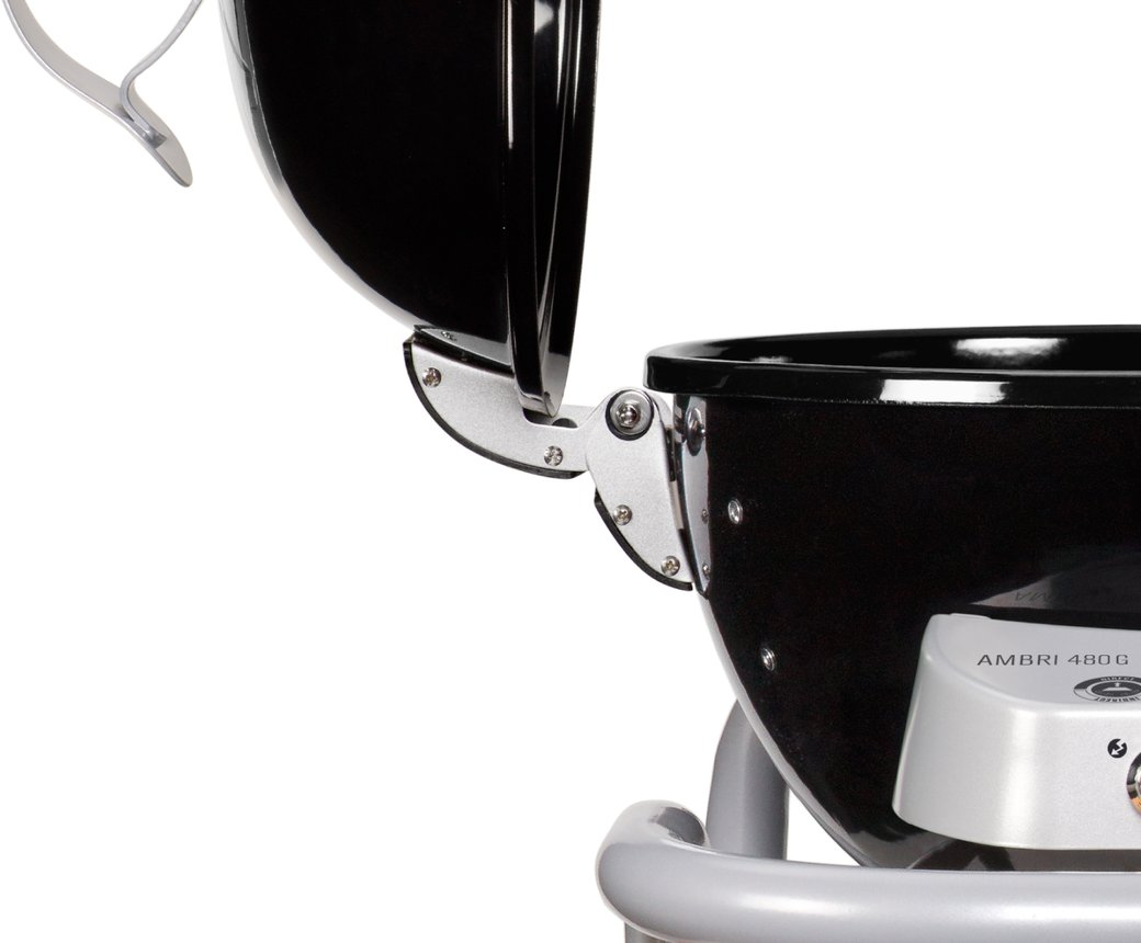 OUTDOORCHEF Ambri 480 G - Barbecue a gas (Nero/Argento/Legno)