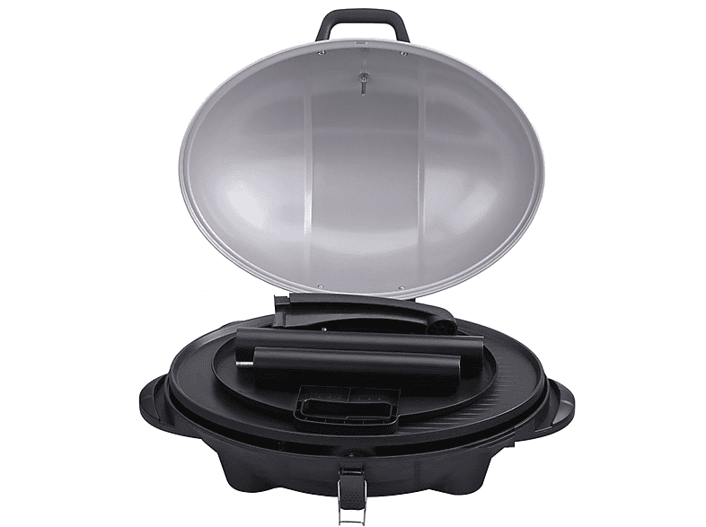 Cloer Outdoor- BBQ Grill Stand Griller, Schwarz (2400 Watt)