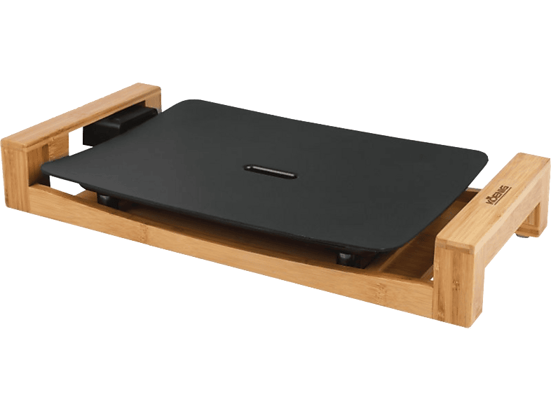 KOENIG Bamboo - Tischgrill (Schwarz/Bambus)