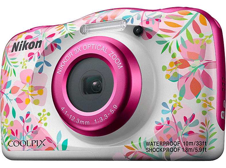 NIKON COOLPIX W150 | Digitale Kompaktkamera Pink/Bunt | MediaMarkt