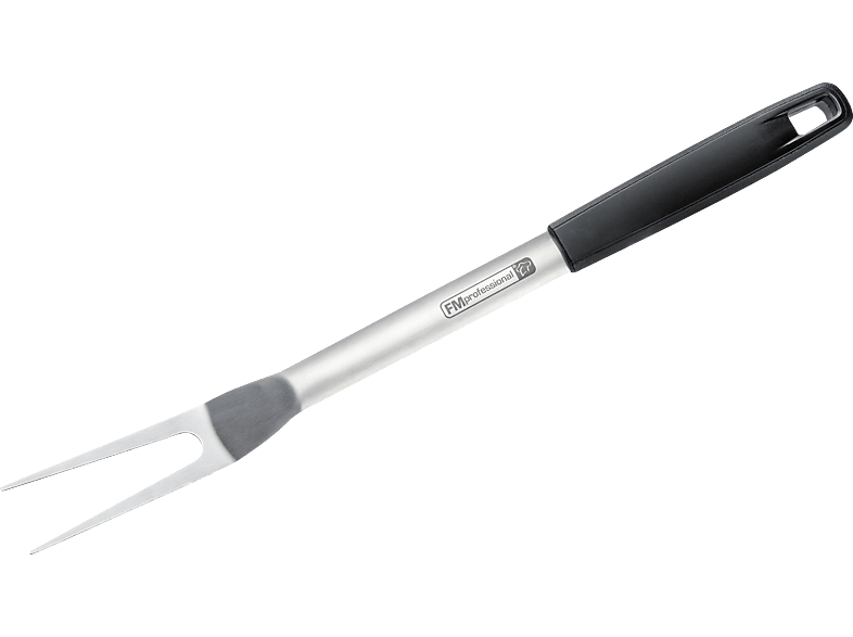 Fackelmann 22301 BBQ Gabel, schwarz/matt, Spülmaschinengeeignet