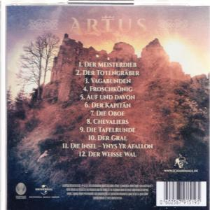 Eine CD-Hülle mit Albumcover mit einer Schloss-Szene und deutschem Text.