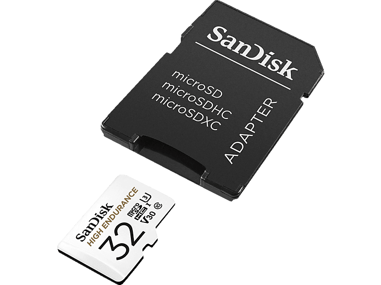 Thumbnail - SANDISK High Endurance, Micro-SDHC Speicherkarte, 32 GB, 100 MB/s