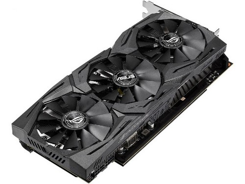 Tarjeta gráfica - ASUS ROG Strix RX Vega 64 OC 8GB HBM2, 1590 MHz, 4K, VR, Aura Sync, FanConnect II