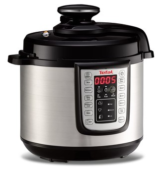 Olla Tefal Cy505e allinone multicooker 1200w 6 25 programas temporizador fast delicious 1200 modo manual incluye recetario cestillo vapor litros capacidad combinado cy505e30