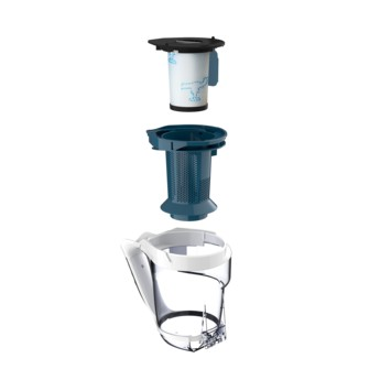 Aspirador escoba - Rowenta RH9471 Air Force 560º Flex Animal Care and Car, Sin cable, 100 W, Azul