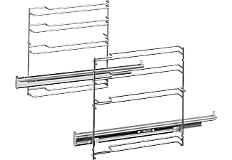 BOSCH HEZ638170 Egy szintű teleszkópos sütősín, Stop funkcióval, pirolitikus öntisztítással Serie8 sütőhöz