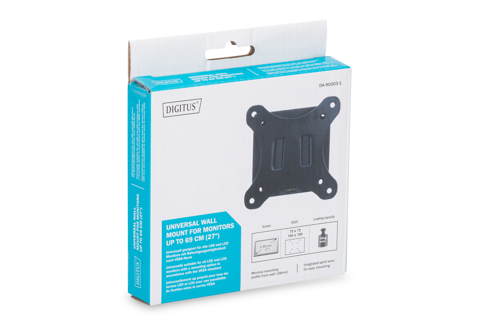 DIGITUS DA-90303-1 Monitorhalterung, Schwarz