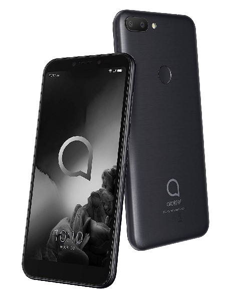 Móvil - Alcatel 1S, Negro, 32 GB, 3 GB RAM, 5.5" HD+, SC9863A, 3060 mAh, Android