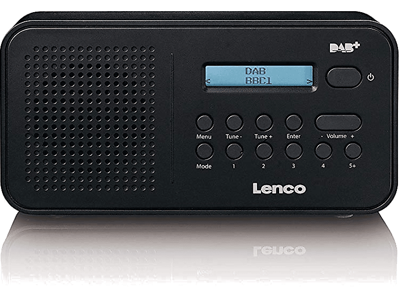 LENCO Draagbare radio FM / DAB+ (PDR-015BK)