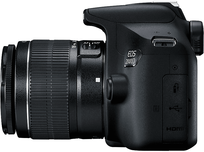 Canon EOS 2000D Spiegelreflexkamera mit EF-S 18-55mm 3.5-5.6 III, Tasche SB130 und 16GB Speicherkarte; Spiegelreflexkamera Set — Foto 4 von 5