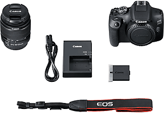 Proficiat Pijnboom Afm CANON EOS 2000D + EF-S 18-55 DC + SB130 cameratas + 16GB kopen? | MediaMarkt