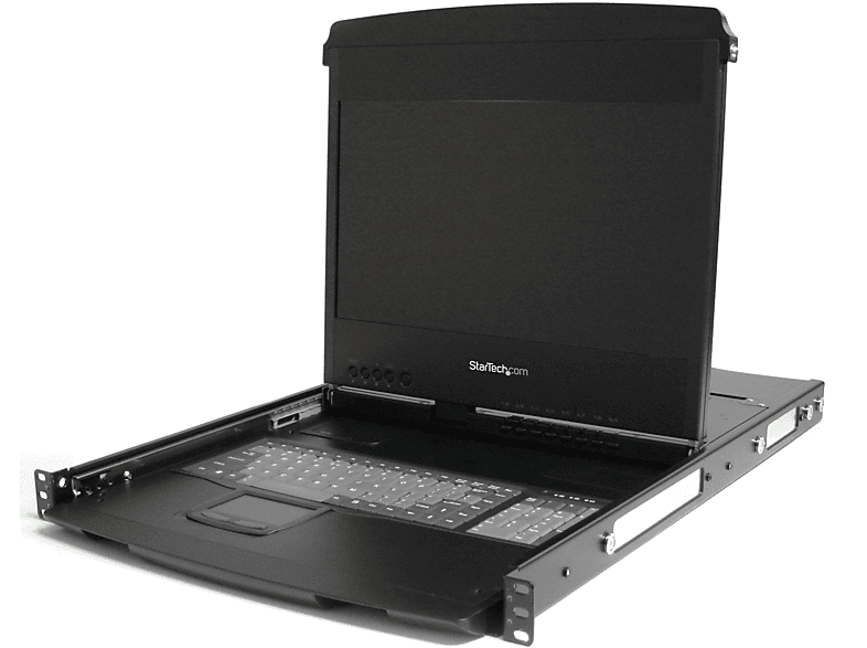 Consola para Rack | StarTech.com RACKCOND1701 Consola con Rieles Dobles 1U Pantalla Ancha 17 1080p