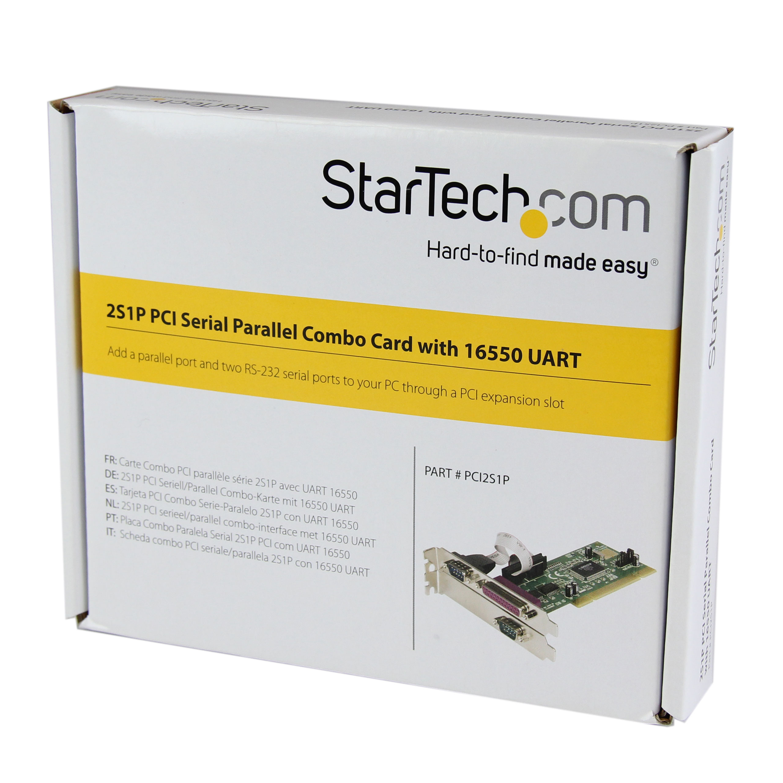 Tarjeta Serie - StarTech.com PCI2S1P Tarjeta PCI Combo Serie-Paralelo 2S1P con UART 16550