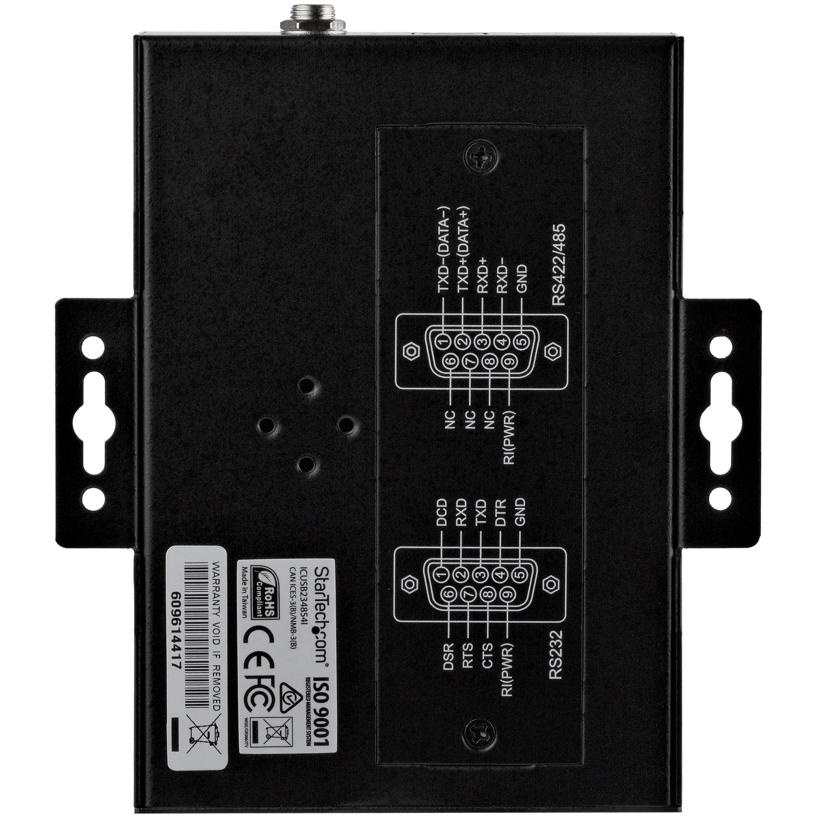 Hub Serie - StarTech.com ICUSB234854I Adaptador Conversor Industrial USB a 4 Puertos Serie DB9