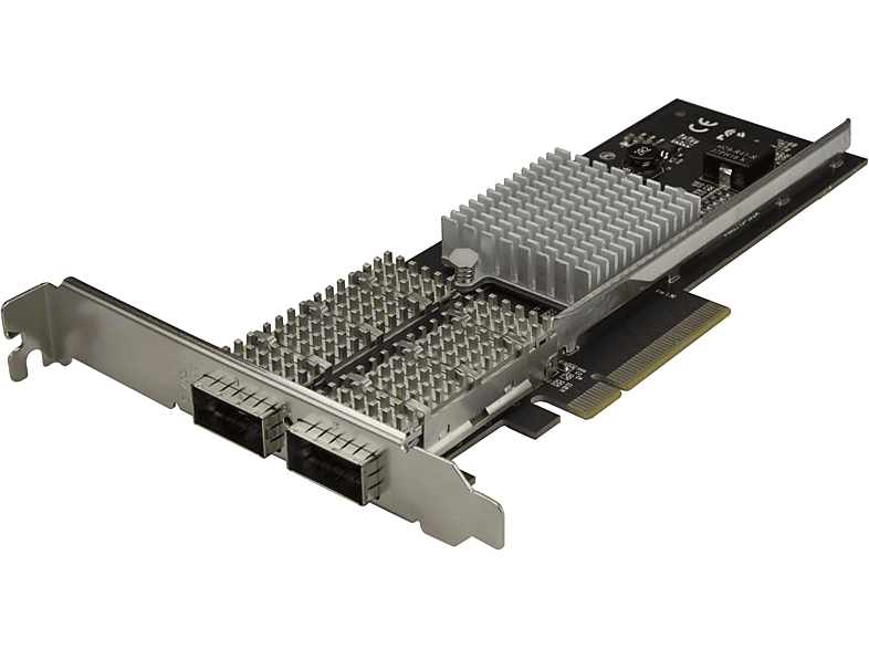 Tarjeta de Red | StarTech.com PEX40GQSFDPI Tarjeta PCI-E QSFP+ 2 Puertos Intel XL710 40G Mono