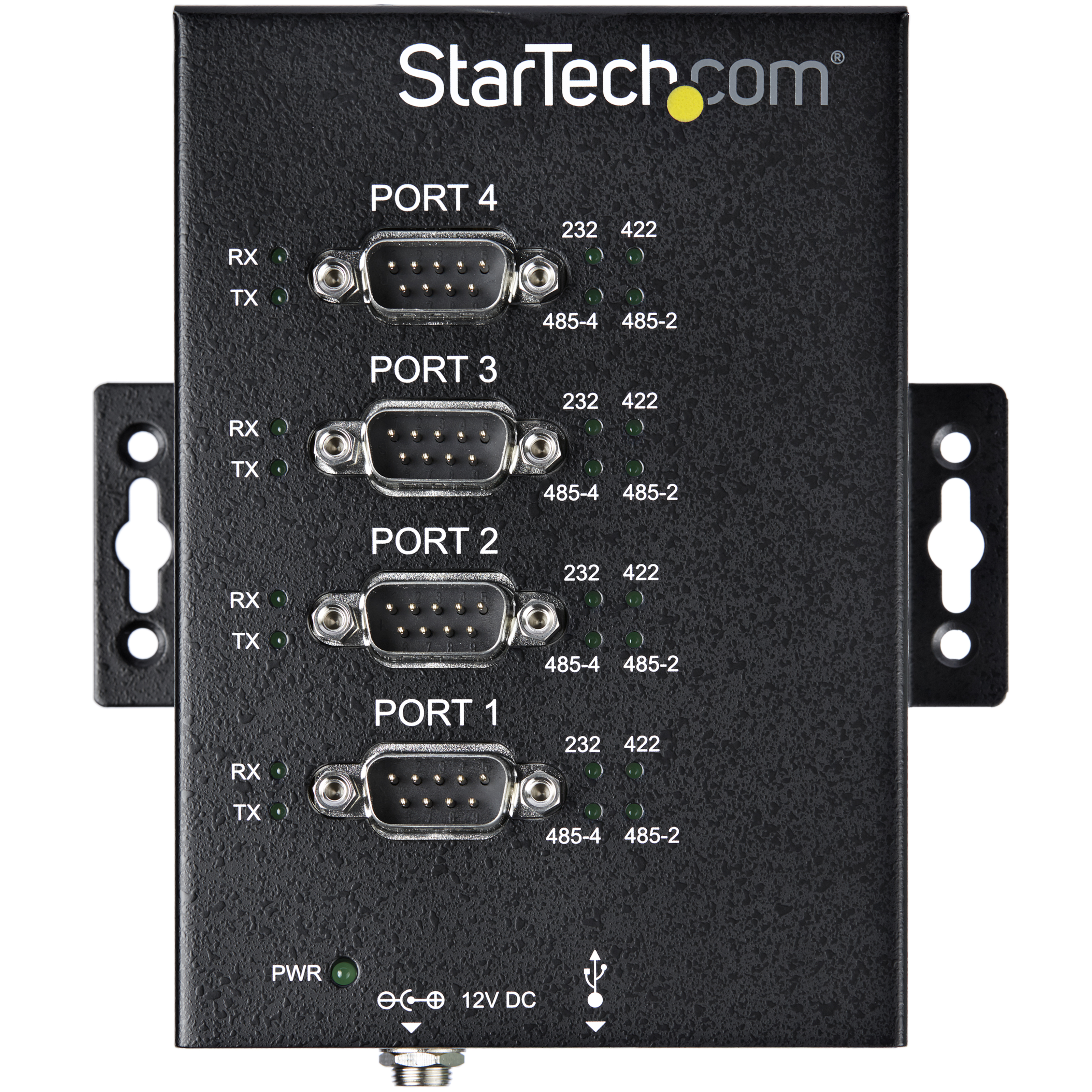Hub Serie - StarTech.com ICUSB234854I Adaptador Conversor Industrial USB a 4 Puertos Serie DB9