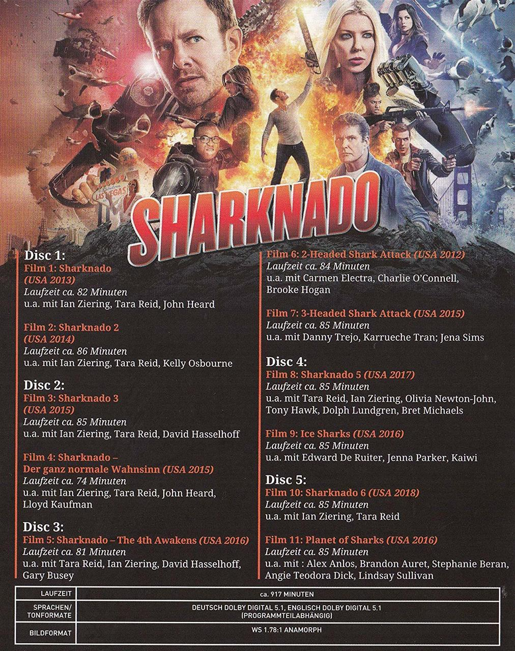 Sharknado Teil 1-6 - die komplette Serie DVD