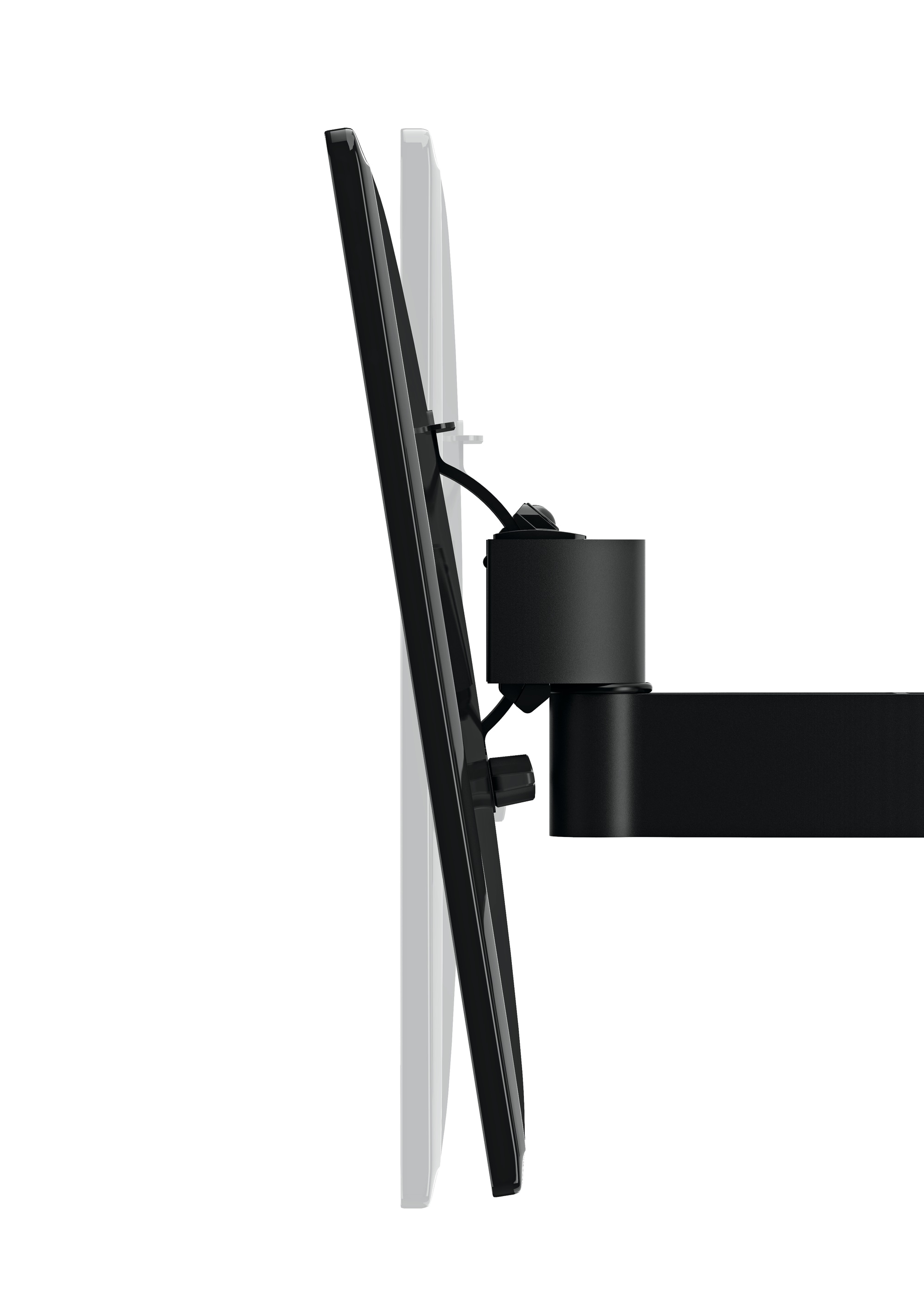 VOGEL´S Vogel's WALL 3125 TV-Wandhalterung für 48-102 cm (19-40 Zoll) Fernseher, drehbar und neigbar, Wandhalterung, max. 40 Zoll, Schwenkbar, Neigbar, Schwarz