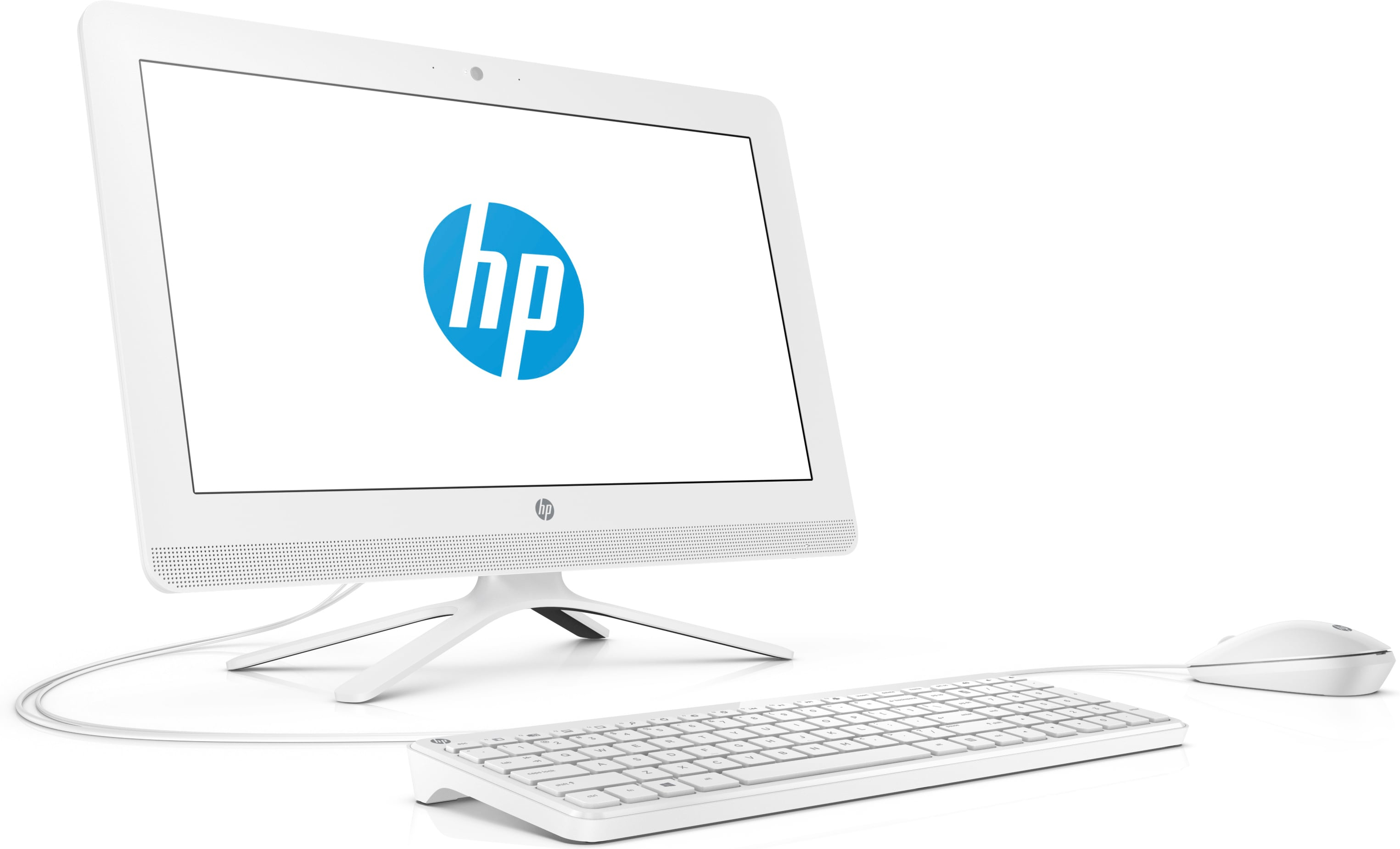 All in One - HP 20-c403ns, 19,5" FHD, Intel® Celeron® J4005, 4GB RAM, 1 TB, W10, Blanco nieve