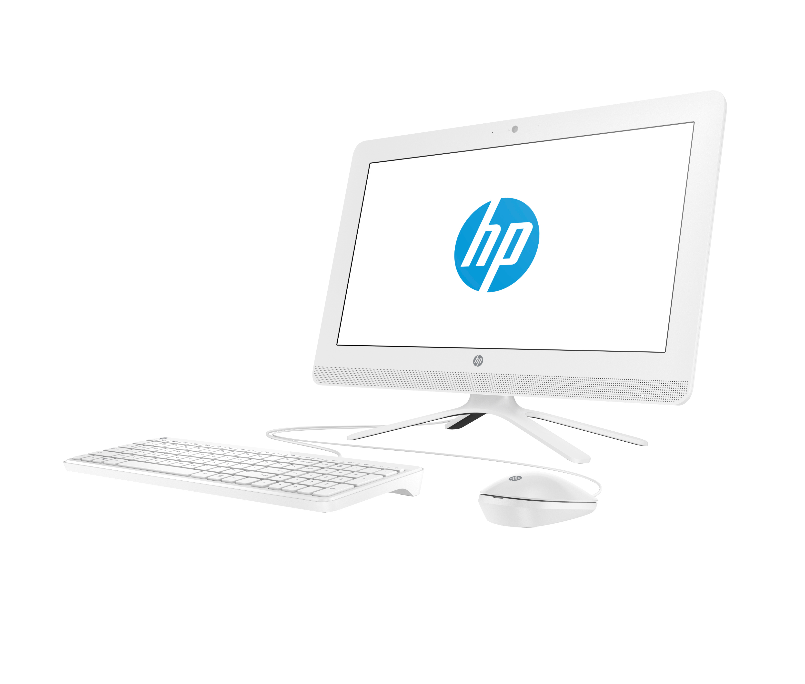 All in One - HP 20-c403ns, 19,5" FHD, Intel® Celeron® J4005, 4GB RAM, 1 TB, W10, Blanco nieve