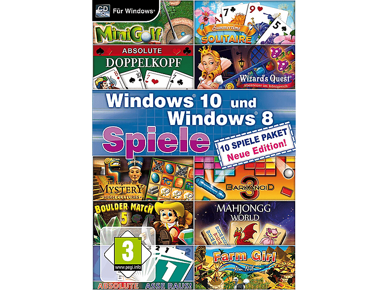 Windows 10 und Windows 8 Spiele: Neue Edition | PC - Deutsch | MediaMarkt