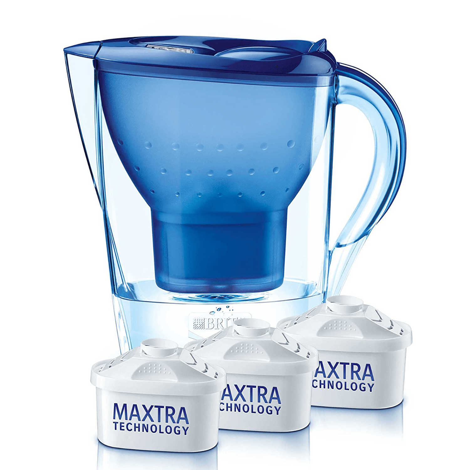 Brita Marella Azul 3 filtros mx pr2019 jarra filtrante 2.4 2+1 1037509 con 24l