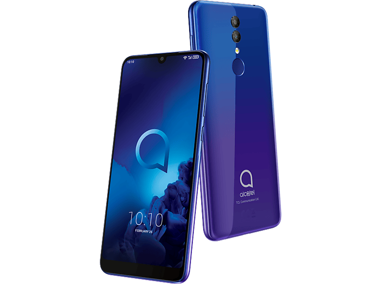 Móvil - Alcatel 3, Azul, 32 GB, 3 GB RAM, 5.9" HD+, Snapdragon 439, 3500 mAh, Android