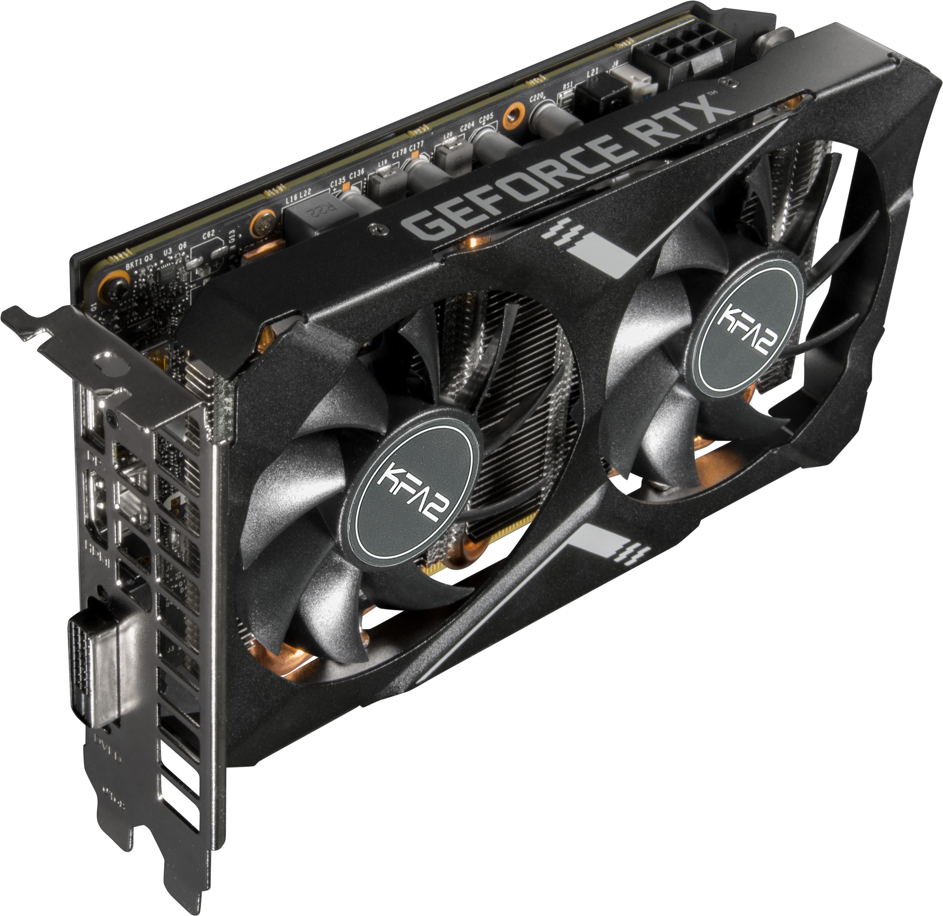 KFA2 GeForce RTX™ 2070 Mini OC 8GB (27NSL6HP09BK) (NVIDIA, Grafikkarte)
