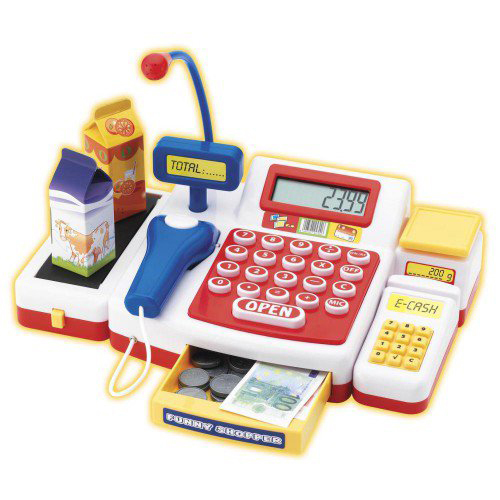 SIMBA TOYS Supermarktkasse mit Scanner Supermarktkasse Mehrfarbig