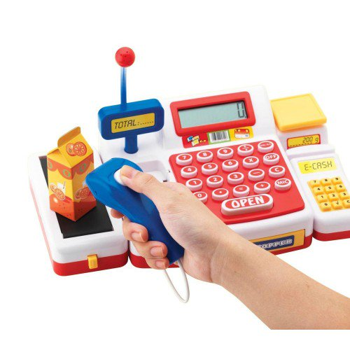 SIMBA TOYS Supermarktkasse mit Scanner Supermarktkasse Mehrfarbig