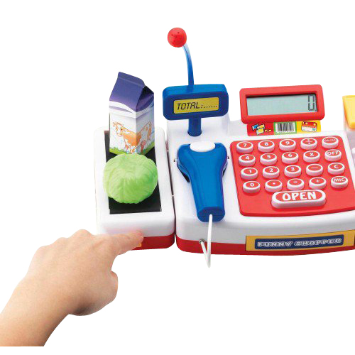 SIMBA TOYS Supermarktkasse mit Scanner Supermarktkasse Mehrfarbig