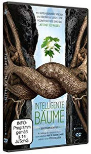 DVD-Cover eines Films über intelligente Bäume mit Wurzeldesign.