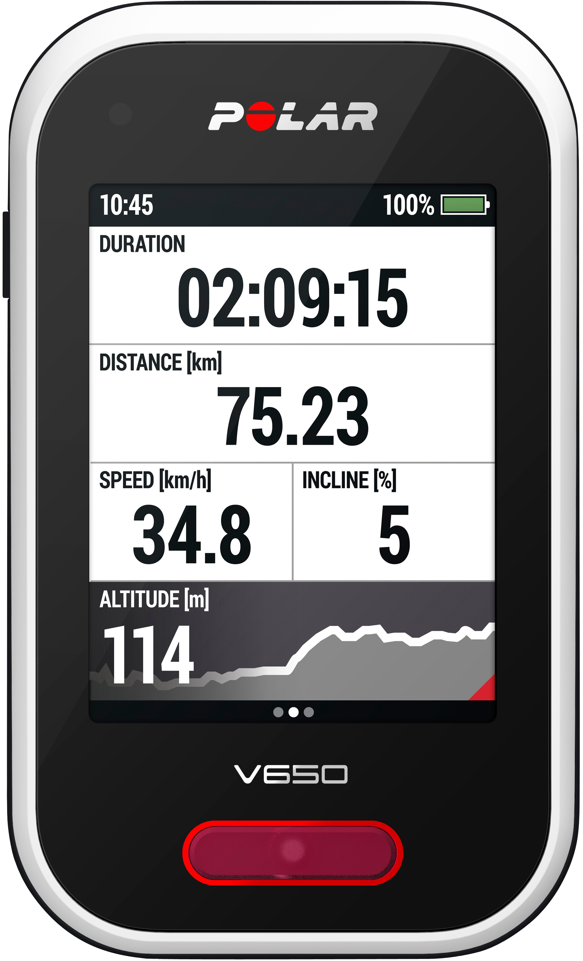 POLAR V650, Fahrradcomputer, -, Mehrfarbig