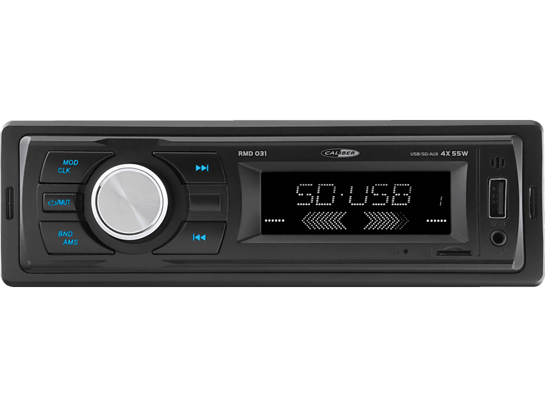 Autoradio CALIBER RMD031, 4x 55Watt Autoradio 1 DIN, 55 Watt 1 DIN ...