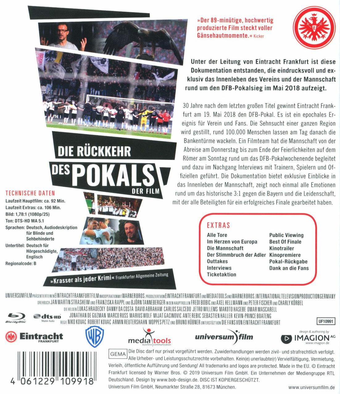 Die Rückkehr des Pokals - Der Film Blu-ray