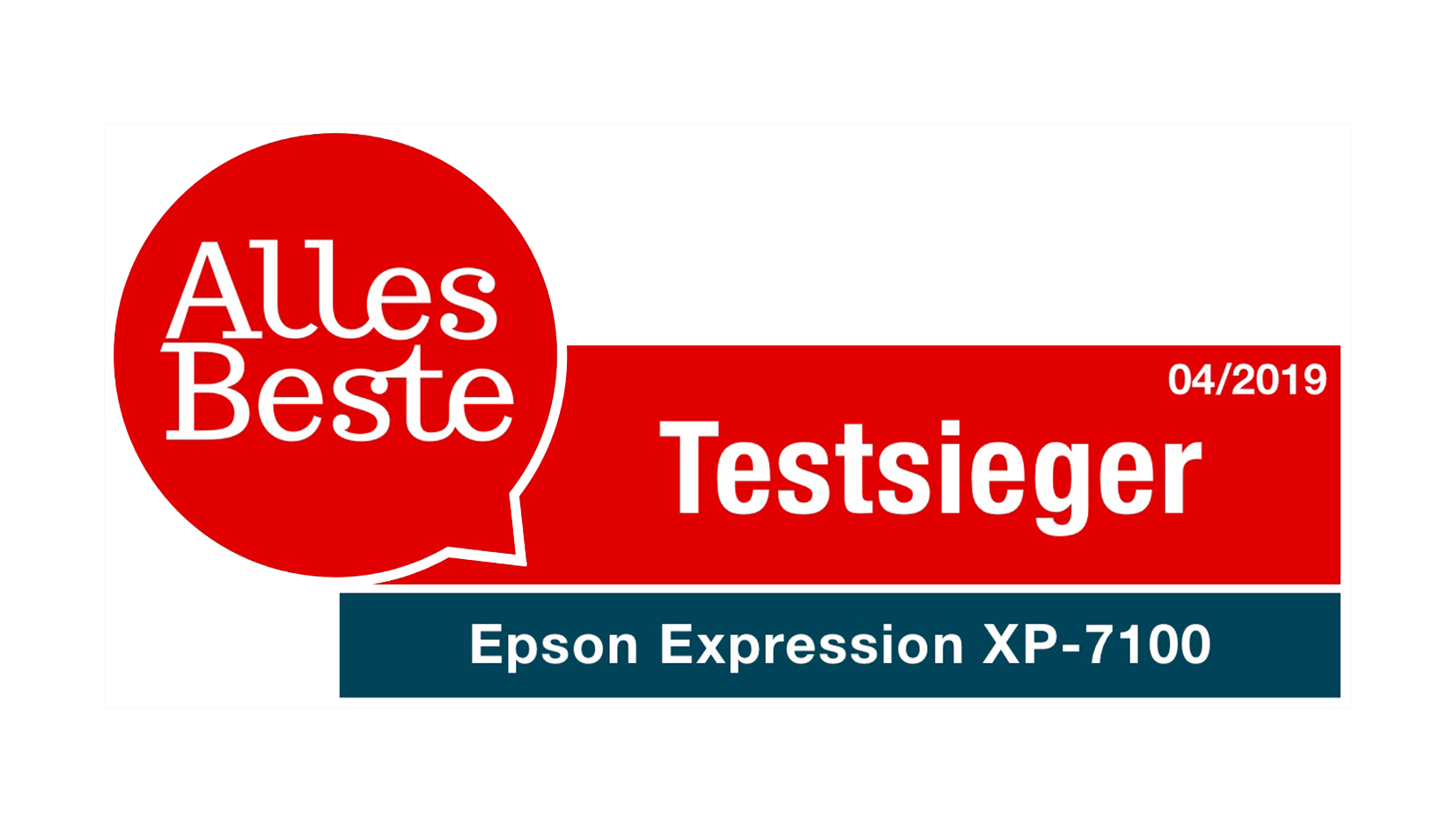 Alles Beste Bewertung, TestSieger, Epson Expression XP-7100.